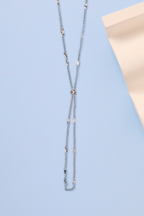 Heliophilia Silver Cadena de Metal Plata CSHM9959G